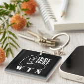 戦う、戦う、戦う、勝つ キーホルダー (正面右)