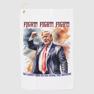 戦え!戦え!戦え!トランプの伝説 ゴルフタオル