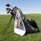 戦え！戦え！戦え！トランプの伝説 ゴルフタオル (グリーン)