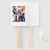 戦え！戦え！戦え！トランプの伝説 ハンドファン (正面&裏面)