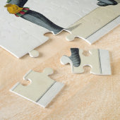 戦っている2人の騎士「の歴史からのプレート ジグソーパズル (側面)