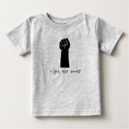 戦って下さい力(子供)を ベビーTシャツ