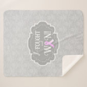 戦って勝った |乳がんを克服した人 シェルパブランケット (正面(横))