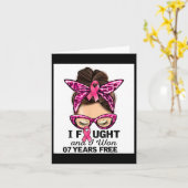 戦って、私は7年間の無料の乱雑なパン乳房を勝った カード (黄色い花)