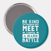 戦っ感動的ている皆を親切にする マグネット (正面/裏面)