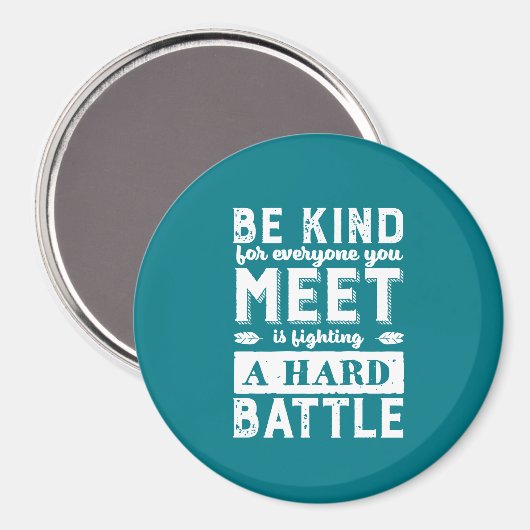 戦っ感動的ている皆を親切にする マグネット (正面/裏面)