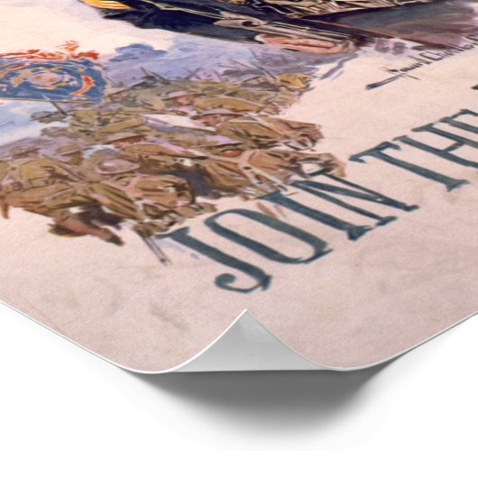 戦もしいたい – 海兵隊に参加 ポスター (角)