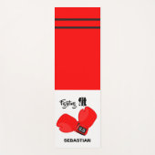 戦パーソナライズされた闘状態|ボクシング手袋フィットネス ヨガマット (正面)