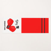 戦パーソナライズされた闘状態|ボクシング手袋フィットネス ヨガマット (正面(横))