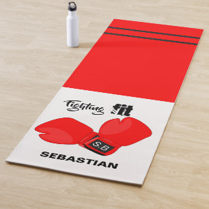 戦パーソナライズされた闘状態 ボクシング手袋フィットネス ヨガマット