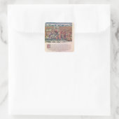 戦フランスの救済中のインディアン スクエアシール (バッグ)