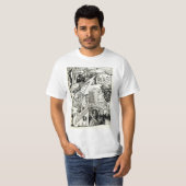 「戦モダン」インクスケッチTシャツ Tシャツ (正面フル)