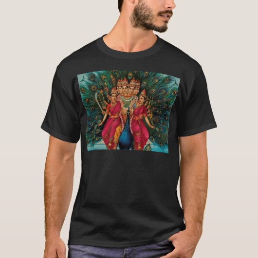 戦争および勝利の神の司令官の神 Tシャツ (正面)