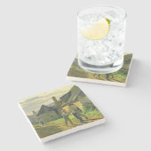 戦争から家に来ます、1859年 ストーンコースター (横)