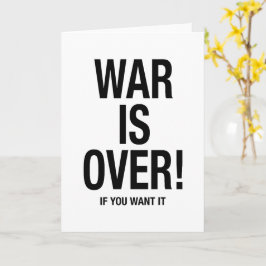 戦争が済んだ カード