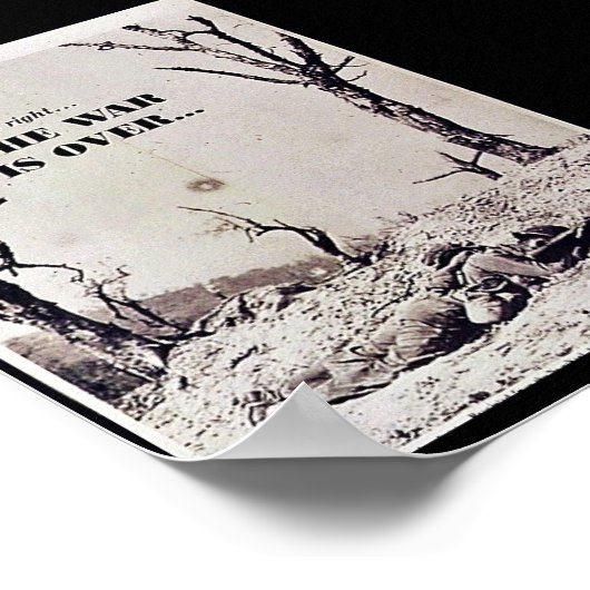 戦争が済んだ ポスター (角)