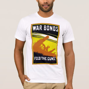 戦争が~食べ物を与えを固める Tシャツ