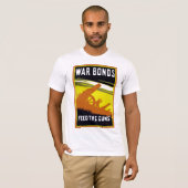 戦争が～食べ物を与えを固める Tシャツ (正面フル)