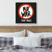 戦争だけの平和はない キャンバスプリント (インサイチュ (寝室))