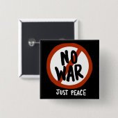 戦争だけの平和はない 缶バッジ (正面&裏面)