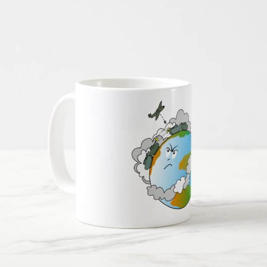 戦争だ！ コーヒーマグカップ (正面左)