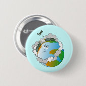 戦争だ！ 缶バッジ (正面&裏面)