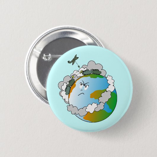 戦争だ！ 缶バッジ (正面&裏面)