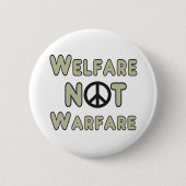 戦争でない福祉 缶バッジ (正面)