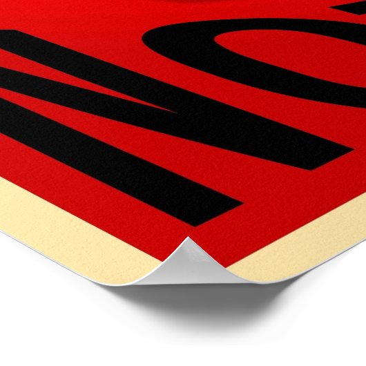 戦争ではなくピザを作る ポスター (角)