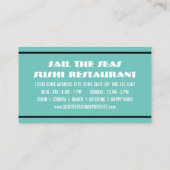 戦争ではなく寿司を作る 名刺 (裏面)