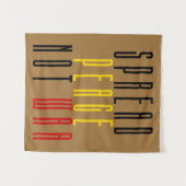 戦争ではなく平和を広める タペストリー (正面(横))