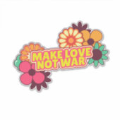 戦争ではなく愛を作る シール (正面)