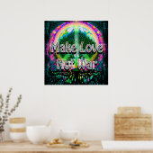 戦争ではなく愛を作る ポスター (キッチン)