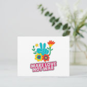 戦争ではなく愛を作る ポストカード (スタンド正面)