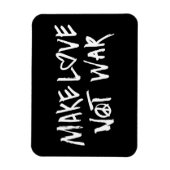 戦争ではなく愛を作る マグネット (縦)