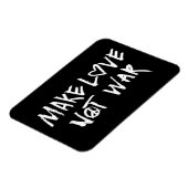 戦争ではなく愛を作る マグネット (左側)