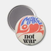 戦争ではなく愛を作る マグネット (正面/裏面)