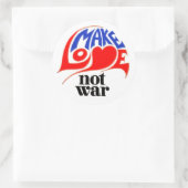 戦争ではなく愛を作る ラウンドシール (バッグ)