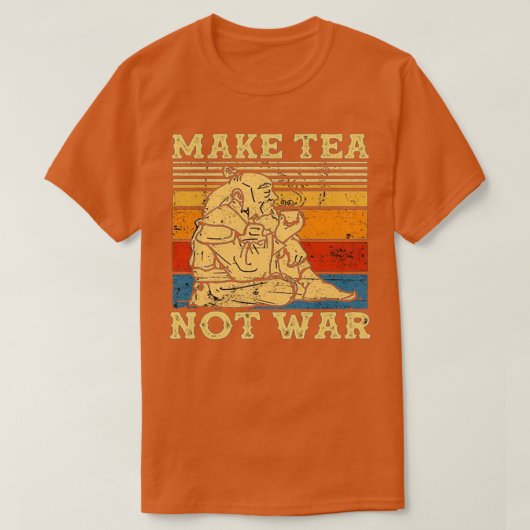 戦争ではなく茶を作る5 Tシャツ (デザイン正面)