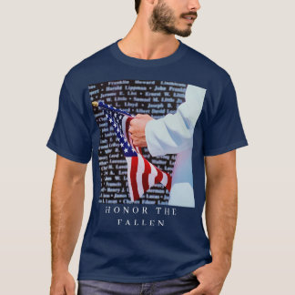 戦争で亡くなった勇敢な英雄たちへの追悼Tシャツ Tシャツ
