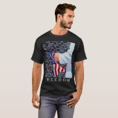 戦争で勇敢に戦った英雄たちへの追悼 Tシャツ (正面フル)