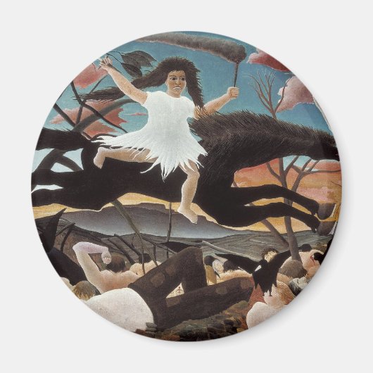 戦争と不和の乗り物 マグネット (正面)