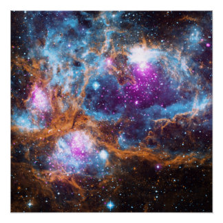 戦争と平和ネブラ – NGC 6357 ポスター