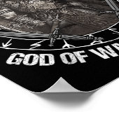 戦争と正義のティール神々バイキング北欧My ポスター (角)