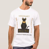戦争と治癒の女神 · 古代エジプトの芸術 Tシャツ (正面)