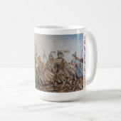 戦争と知恵 コーヒーマグカップ (正面右)