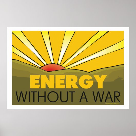 戦争なしで太陽の ポスター (正面)