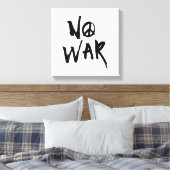 戦争なし キャンバスプリント (インサイチュ (寝室))