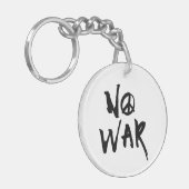 戦争なし キーホルダー (正面左)