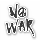 戦争なし シール (正面)